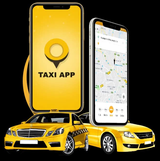 Taxi App €6000 en €400/maand, inclusief Chauffeurs- en Klantenapps